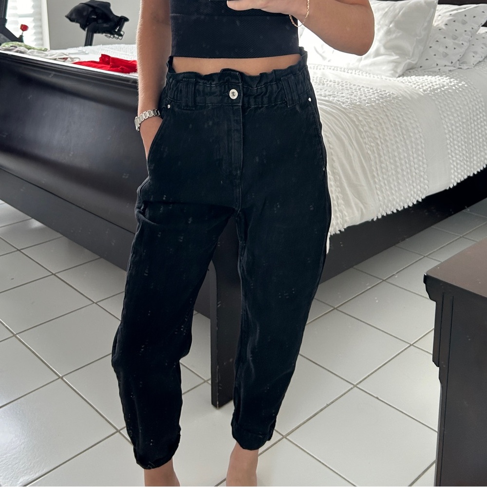 Zara black jeans size 2